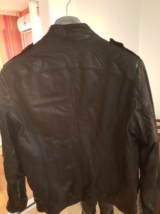 Мъжко Кожено дизайнерско яке