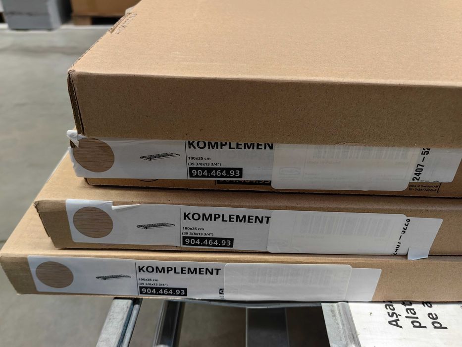 IKEA - KOMPLEMENT Umeraş pantaloni culisant, stejar, 100x35 cm.