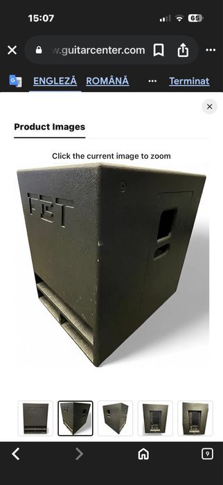 2 buc FBT Maxx 10sa, Subwoofer amplificat 900 W