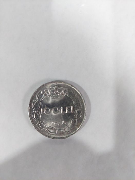 Moneda 100 lei ,1944.