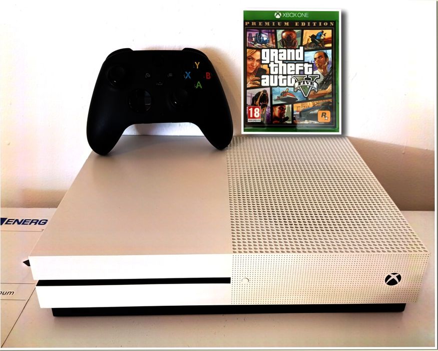 Xbox One S 500 GB HDD cu +20 jocuri instalate + 1 Controller Wirelles