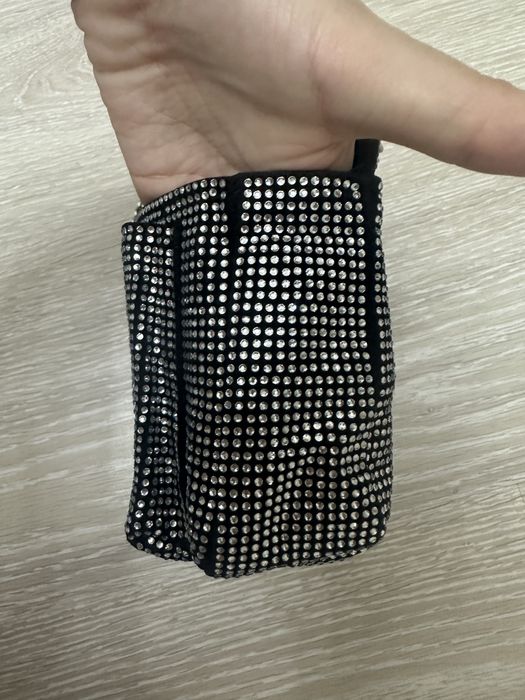 Сумка pull&bear со стразами прямоугольная