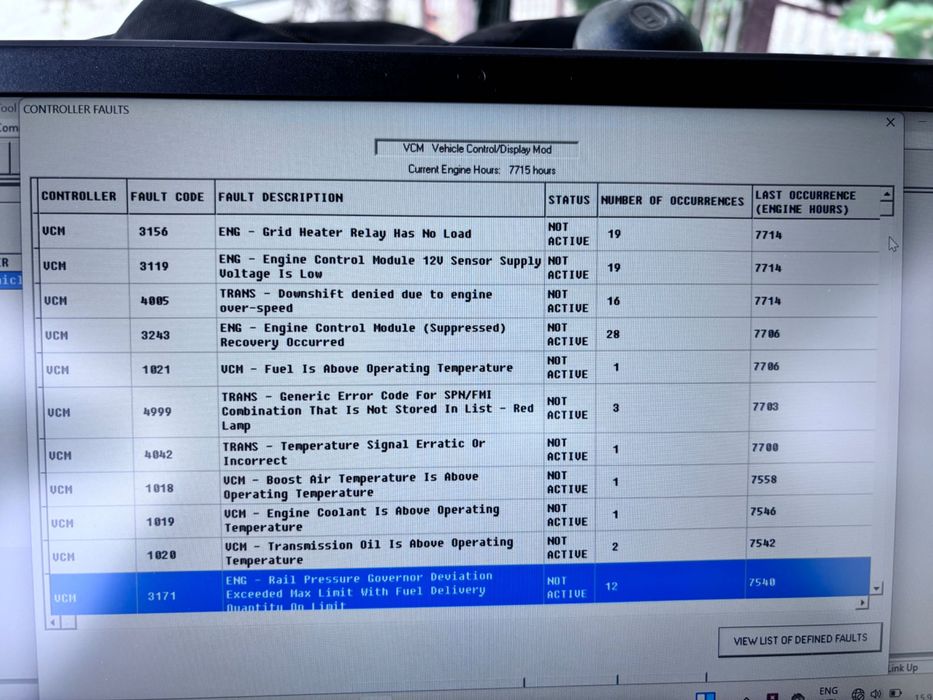 Диагностика CNH DPA5 Case New Holland 2024г с