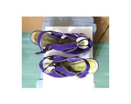 Pantofi/Sandale Anne Michelle UK elegante ,mov, toc inalt