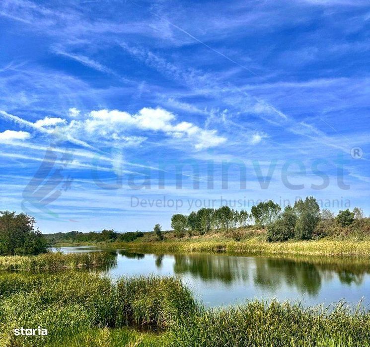 Oportunitate de investitie in judetul Cluj, teren cu lac V3842