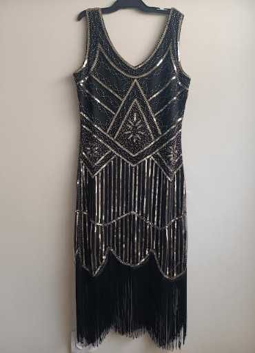 Дамски костюм в стил Гетсби, официална рокля