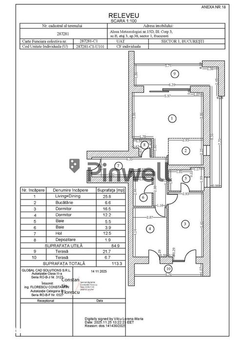 Prima Inchiriere-Apartament lux 3 Camere-IVY Residence-Baneasa-113 mp