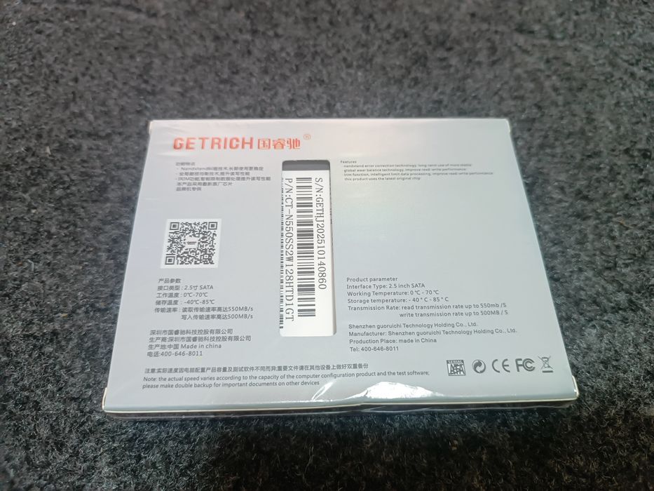 SSD 128 GB getrich