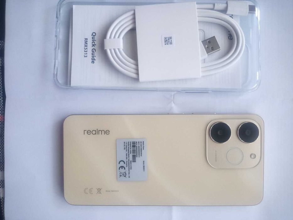 телефон realme 70t, 256gb,gold.