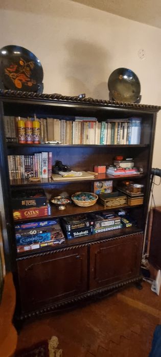 Biblioteca lemn masiv