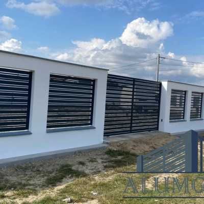 Garduri din panou stil jaluzele, sipca metalica, tabla si alte modele