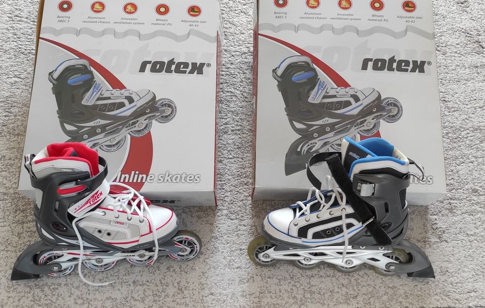 Cadou ideal/Set role EL + EA/Albastru + Rosu/1+1