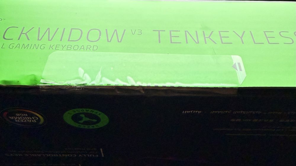 Tastatura Gaming Razer BlackWidow V3 TKL Yellow Switches, Sigilata