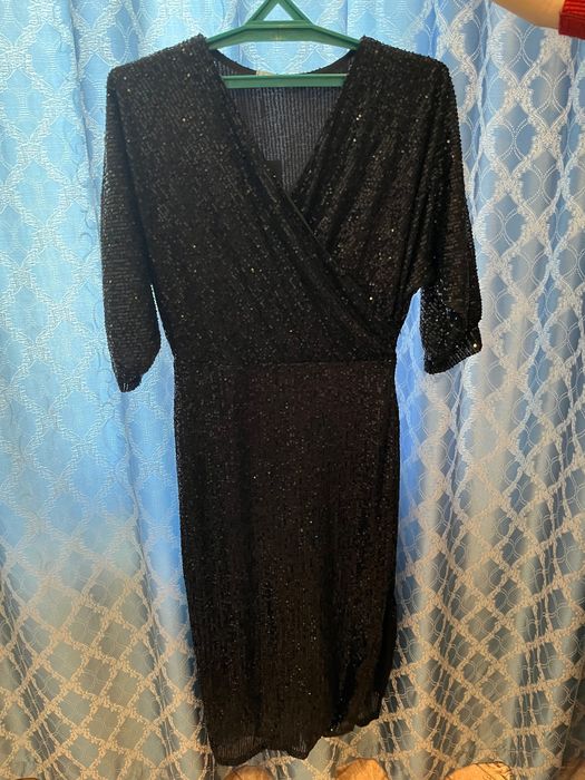 вечерние платья с пайетками