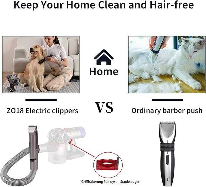 Машинка за подстригване на домашни любимци,EVORCS Pet Hair Attachment