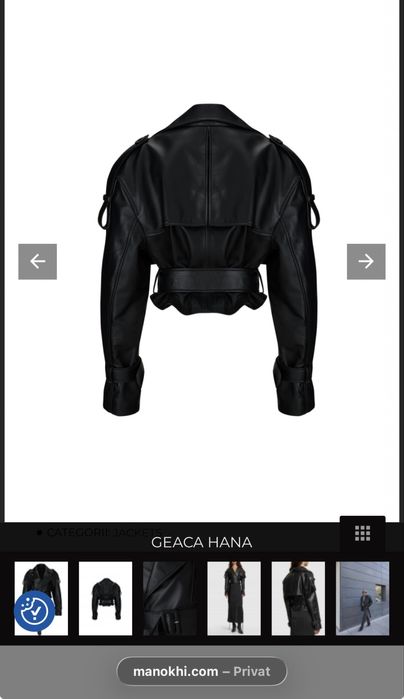 Geaca MANOKHI marime S ,piele naturala