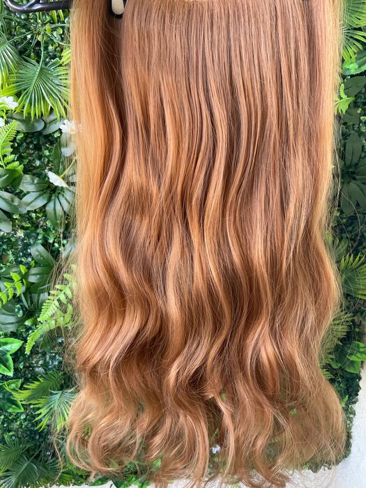 Изкуствена коса на цял ред с клипси!