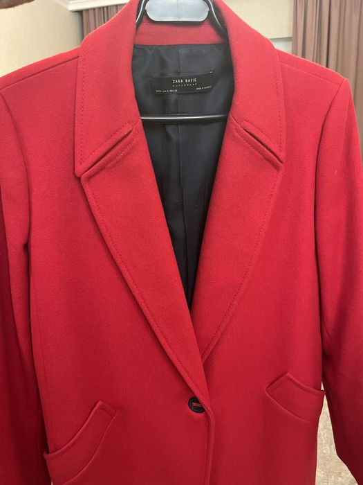 Пальто Zara шерстяное разм М