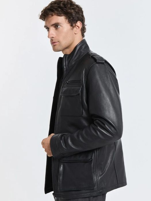 Мужская кожаная куртка