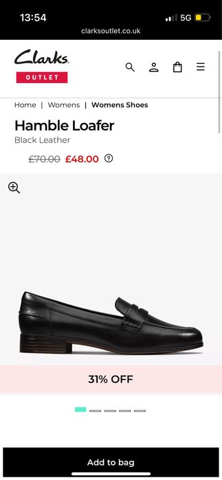 Clarks мокасини от естествена кожа