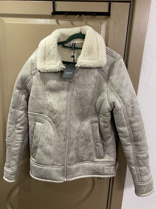 Зимно бяло яке размер М