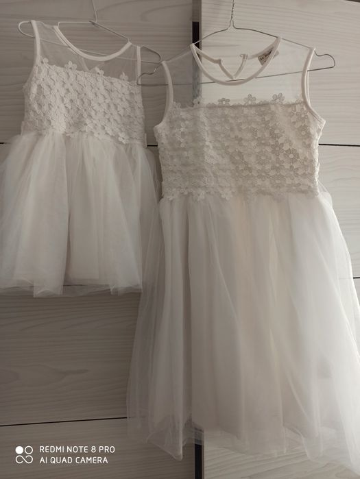Rochițe  fetițe albe elegante