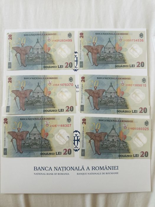 Bacnote Ecaterina detin mai multe serii unice