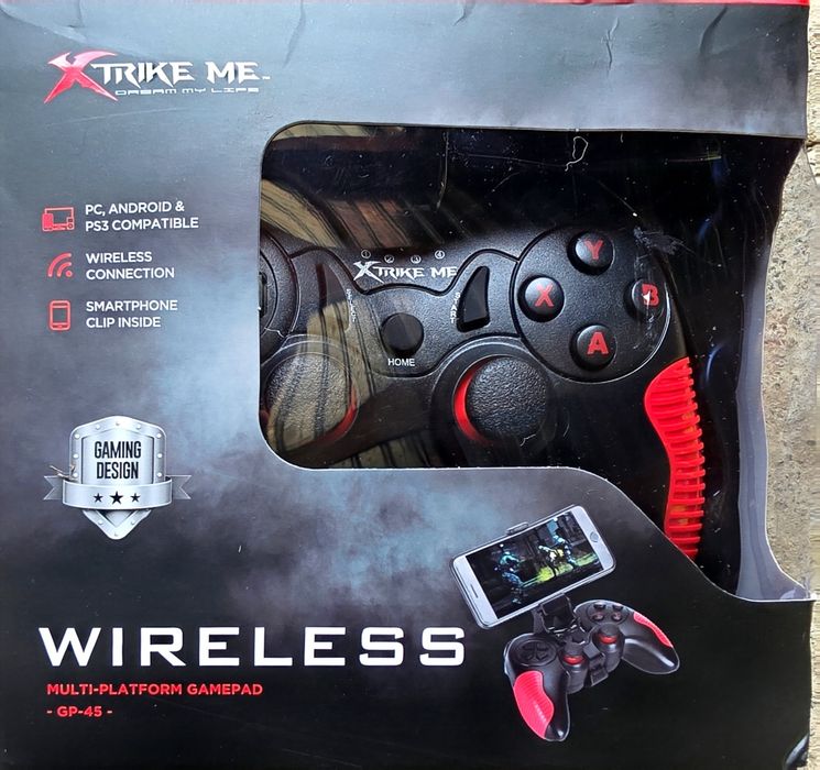"Gamepad Wireless Xtrike Me GP-45 PC Android PS3 Nou"