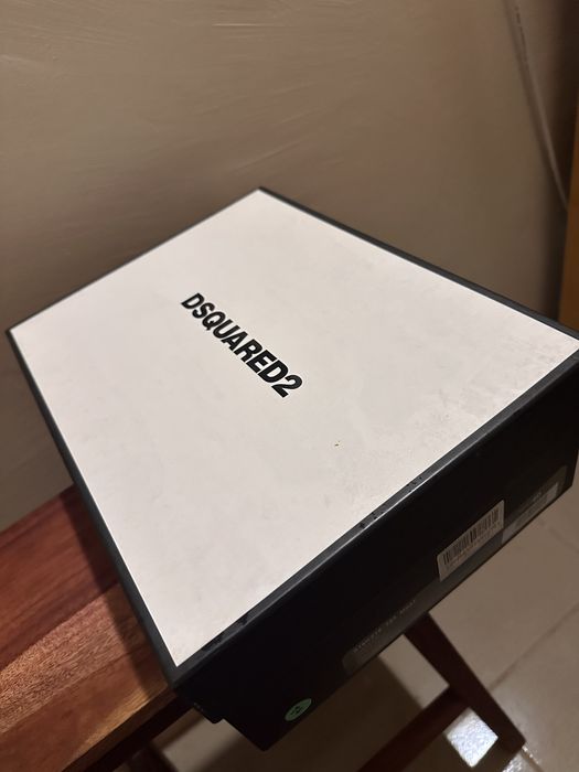 Dsquared2 шарени/многоцветни маратонки #41 стелки естествена кожа