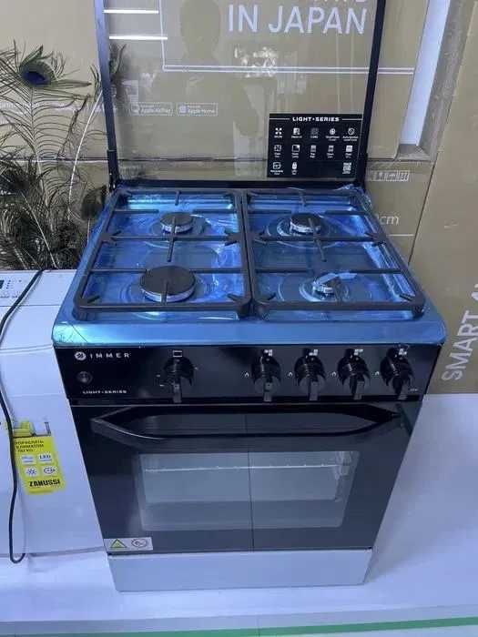 Новая газовая плита IMMER — Газ-контроль / Электроподжиг / Доставка