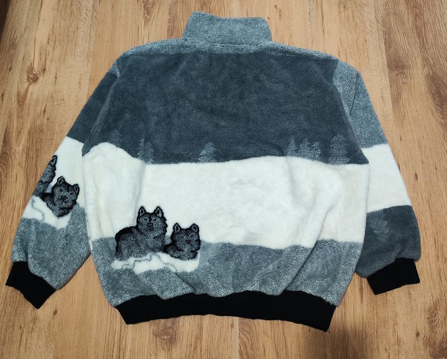 Bluza fleece Black Mountain Made in USA mărimea XL