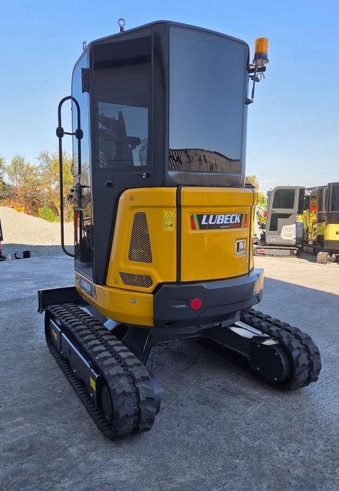 Miniexcavator Lubeck W303 Pro, motor Yanmar-Utilaj Nou-Factură externa fara TVA