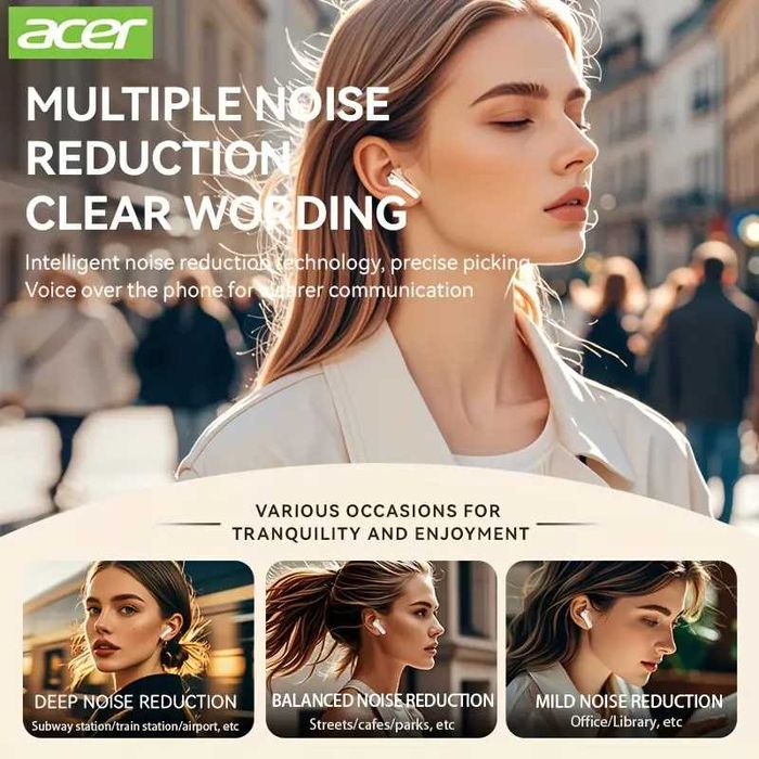 ACER OHR508 – Премиум безжични слушалки!