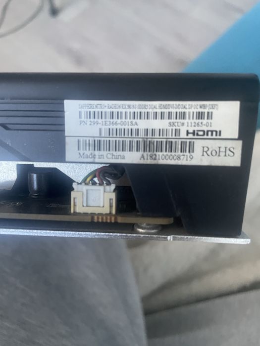 Видеокарта Rx580 Nitro+ 8gb