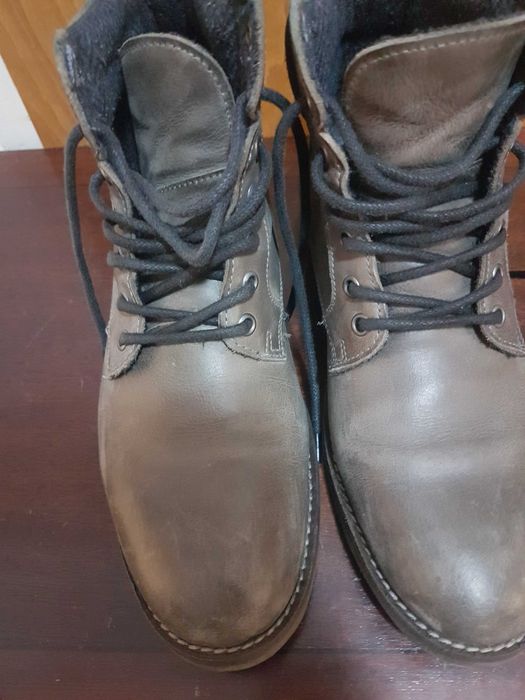 Мъжки зимни обувки.Topman. естествено кожа.