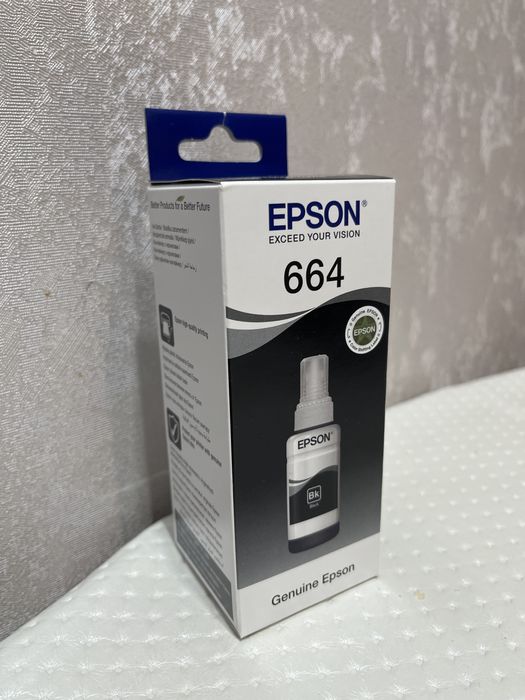 Epson  номер 664 черный 70 мл черный