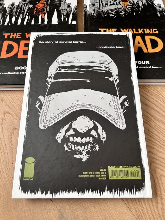 The Walking Dead hard cover book 3 4 6