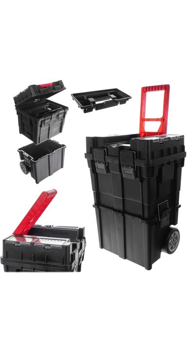 Cutie de unelte, plastic, 64x44x35cm, design modular, mobilitate usoar