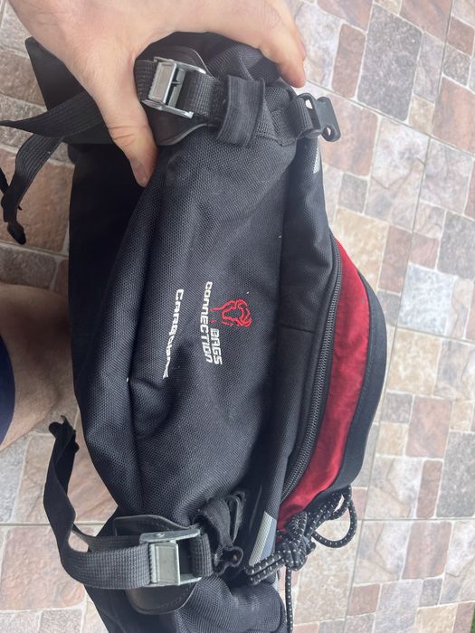 Geantă coadă moto SW-Motech PRO Cargobag, 50L, universală, (2 iesiri)