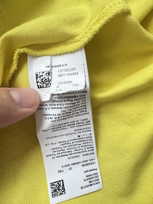 Мъжко! Чисто нова оригинална тениска с яка Hugo Boss Passenger