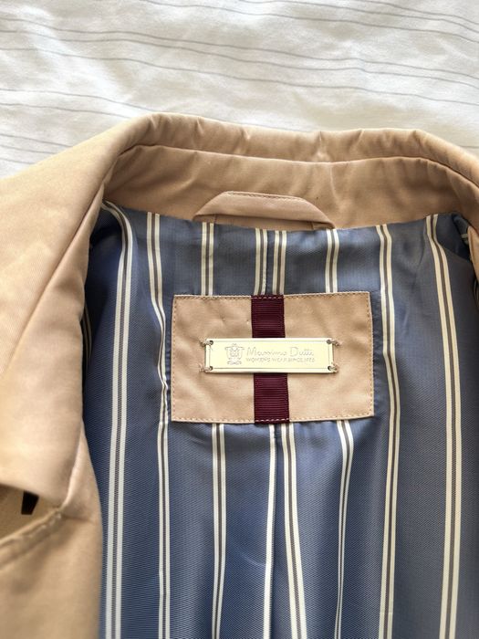 NOU Trench Bej Camel Maro Massimo Dutti Mediu M