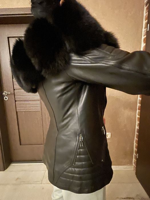 Чисто ново зимно яке от естествена кожа