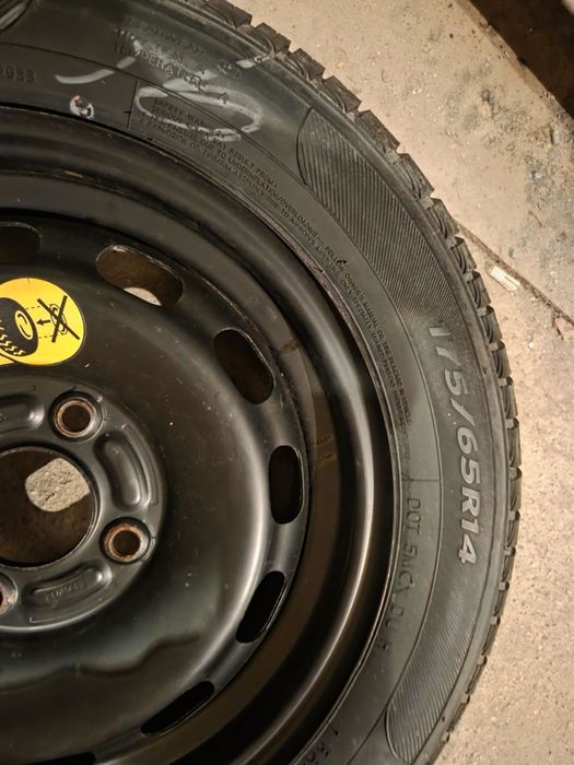 Резервна гума - патерица за Ford Fiesta 2009-2016