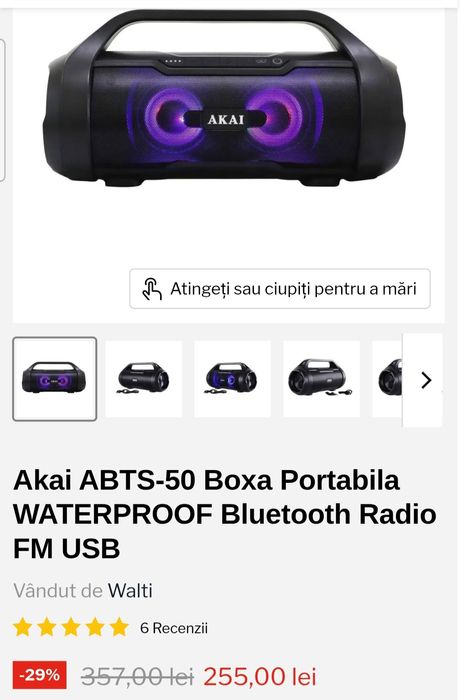 Baxa bluetooth watwr prof  ABTS 50