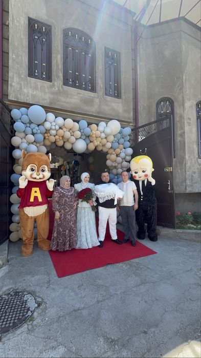 Animatorlik xizmati, Ayiqchalar, Oformileniya,Raddom,Bog'cha,Tug'ilgan