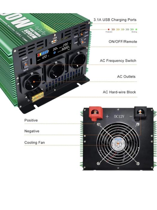 Продавам готова соларна система 12V / 220V