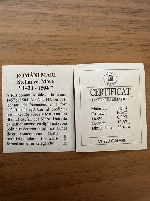Colectie completa(72 bucati) Mari Romani