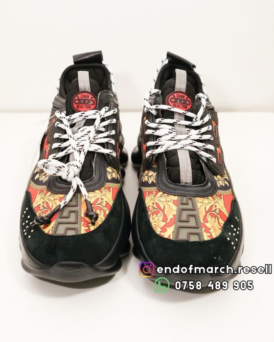 Versace Chain Reaction Negru Roșu Galben