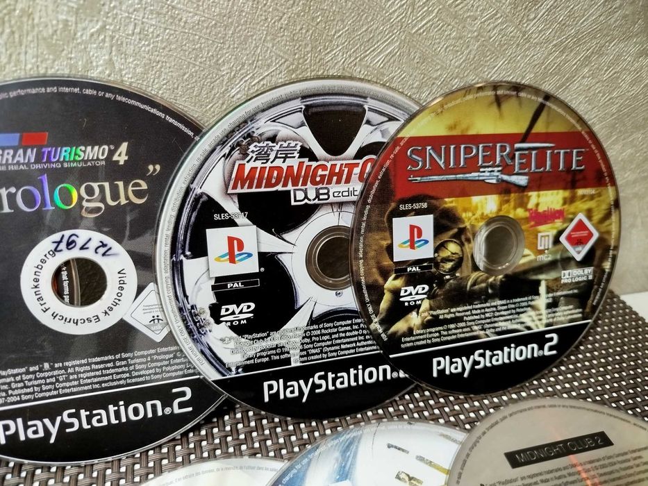 Playstation 2 ps2 диски Оригинальные лотом