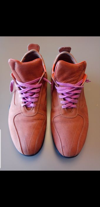 Pantofi sport outdoors, 100% piele naturală, 45